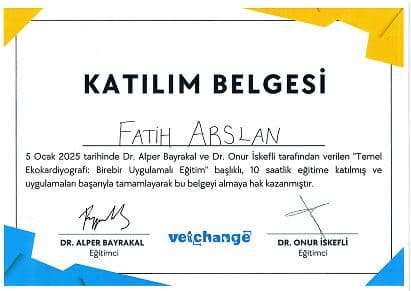 Fatih Arslan - Sertifika 32