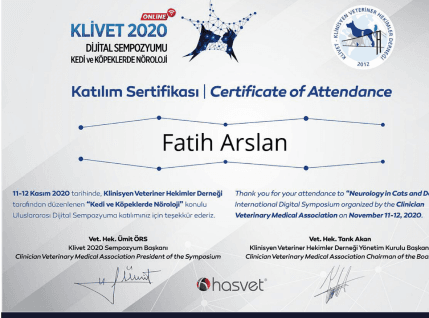 Fatih Arslan - Sertifika 18