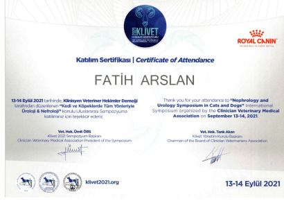 Fatih Arslan - Sertifika 17